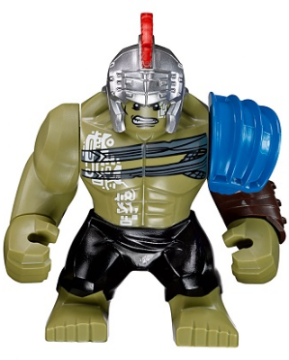 LEGO Hulk with Silver Helmet and Black Pants figure