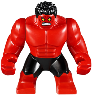 LEGO Red Hulk figure