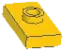 1 by 2 yellow LEGO brick
