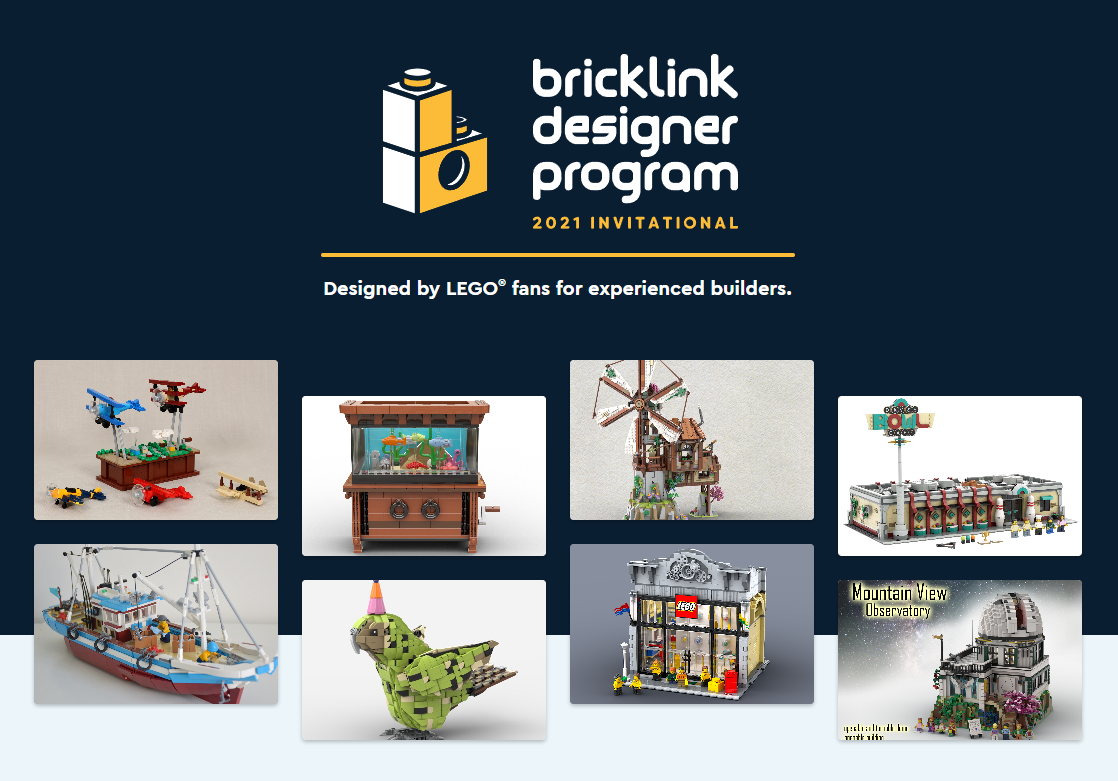 LEGO Bricklink Designer Program 2021 Invitational