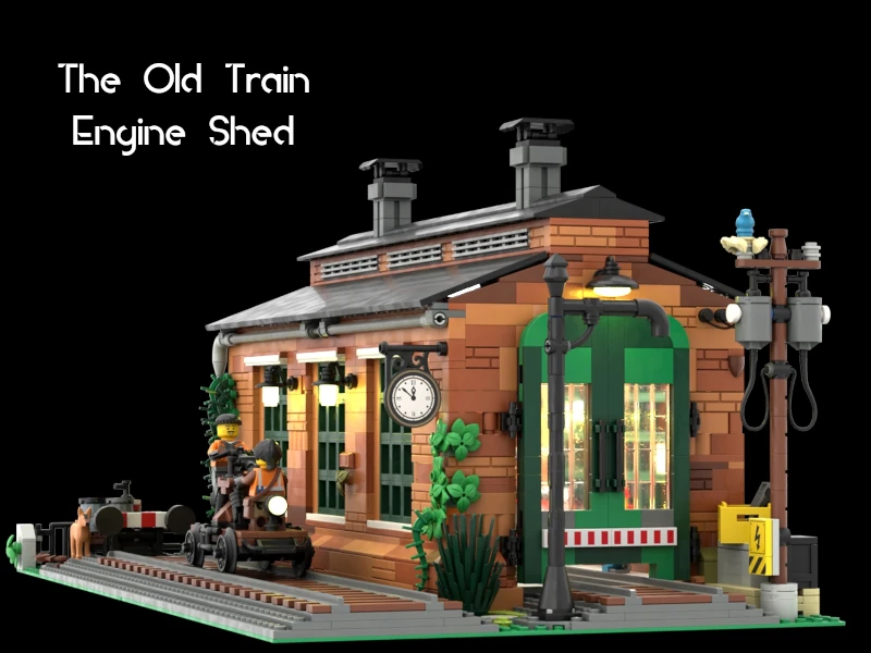 Bricklink The Old Train Engine Shed set