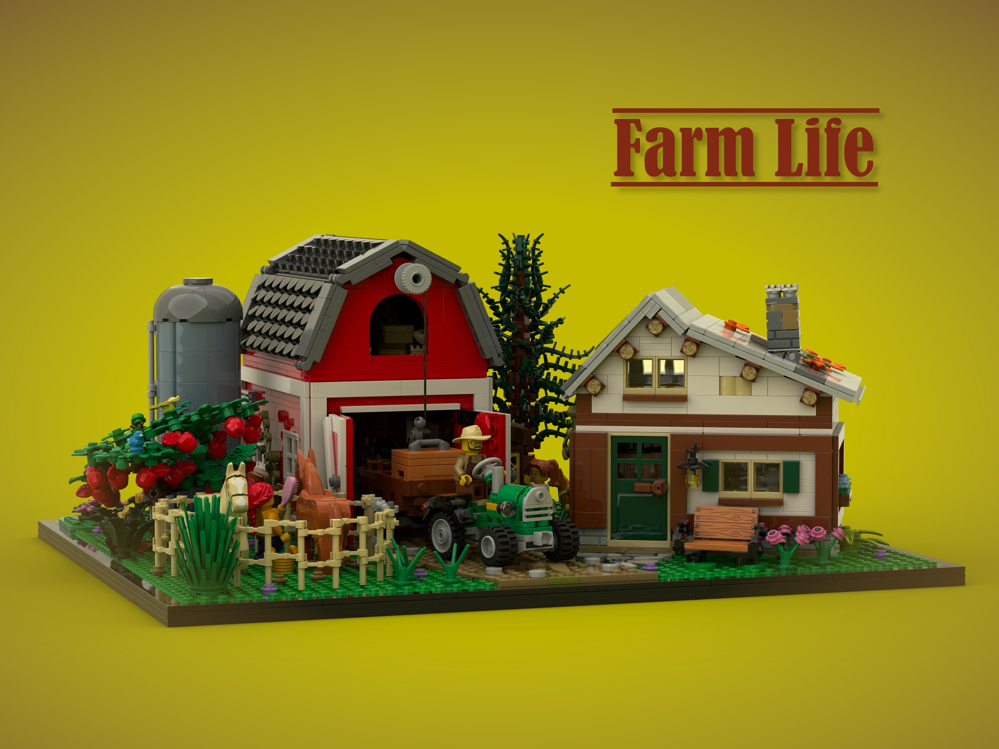 LEGO Bricklink Designer Program Farm Life