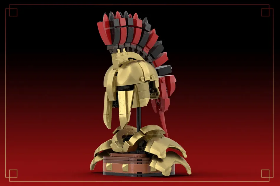 LEGO Spartan Helmet of Leonidas  Ideas project