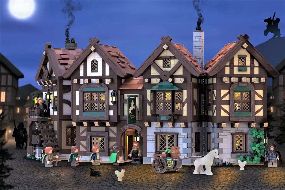 LEGO The Inn of the Prancing Pony Ideas project