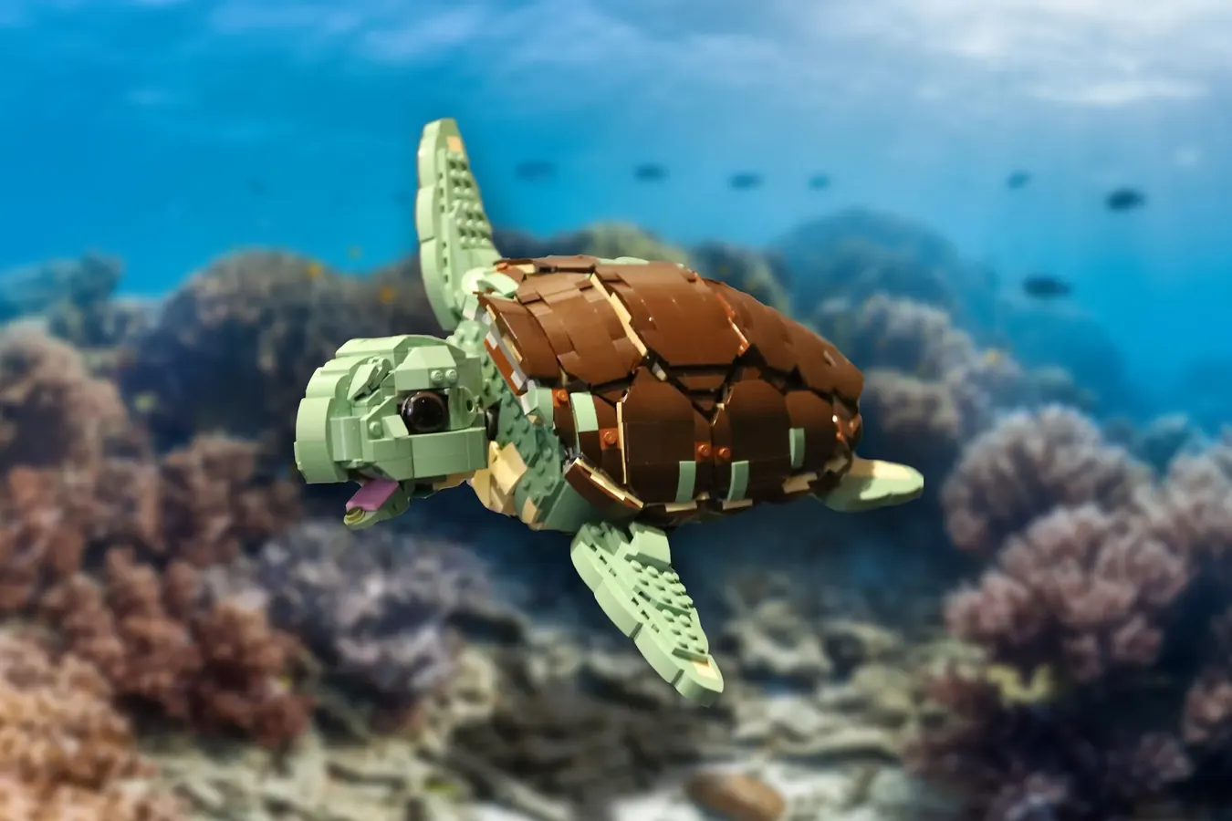 LEGO Ideas Baby Green Sea Turtle