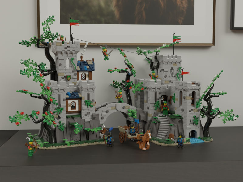 LEGO Ideas Forest Stronghold project
