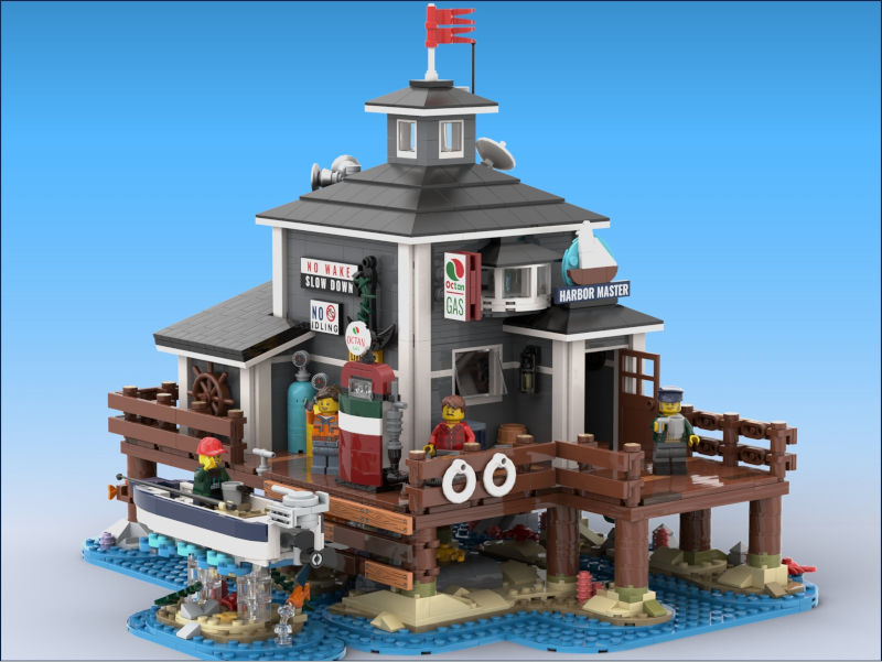 LEGO Ideas Harbormaster's Office project