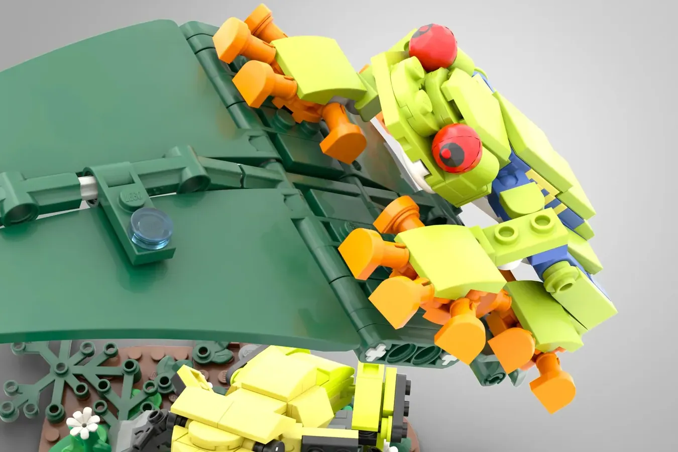 LEGO Ideas Rainforest Frogs project