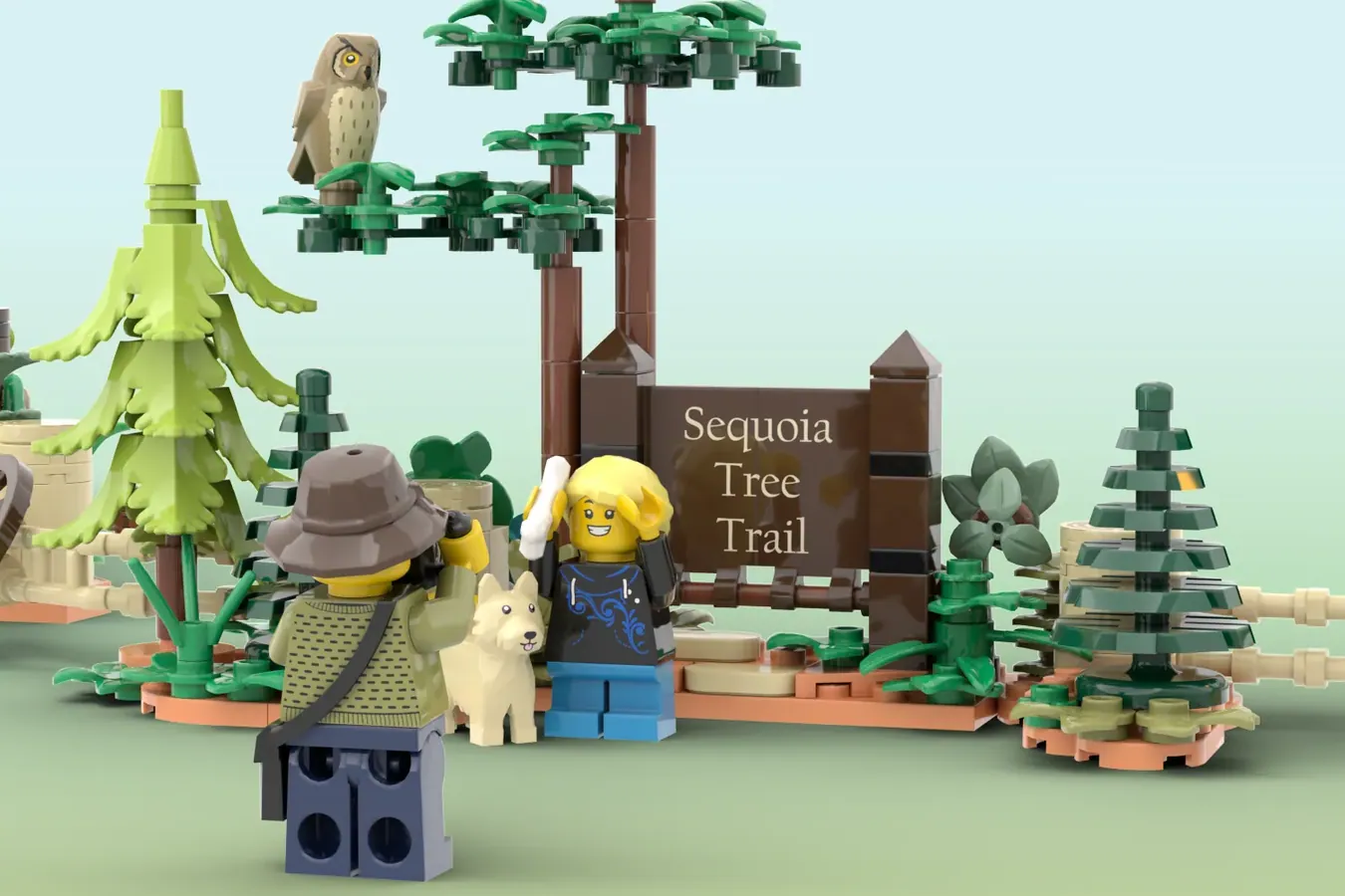 LEGO Ideas Sequoia Tree Trail project