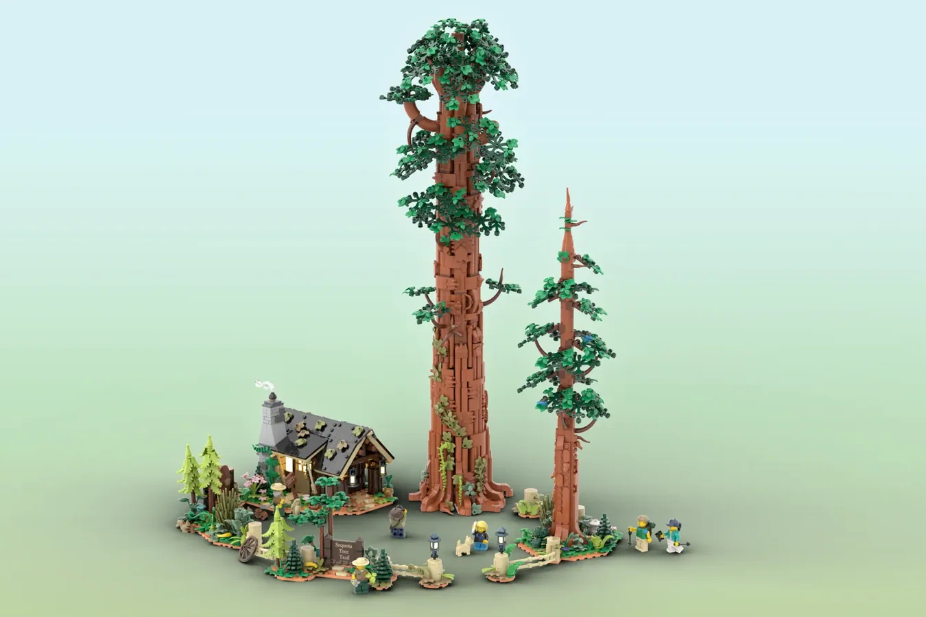 LEGO Ideas Sequoia Tree Trail project