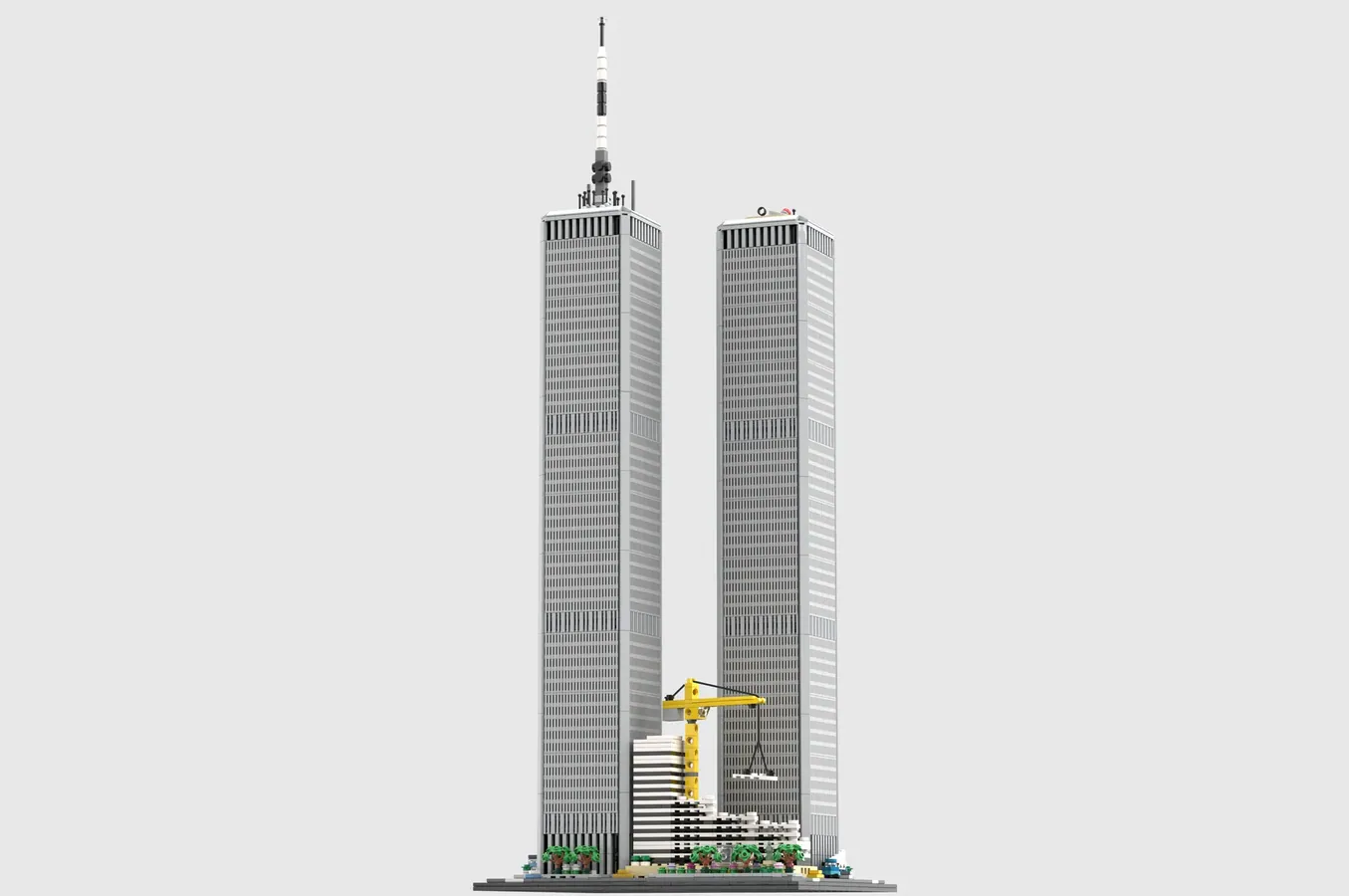 LEGO Ideas WTC Twin Towers & Vista International Hotel 1979 project