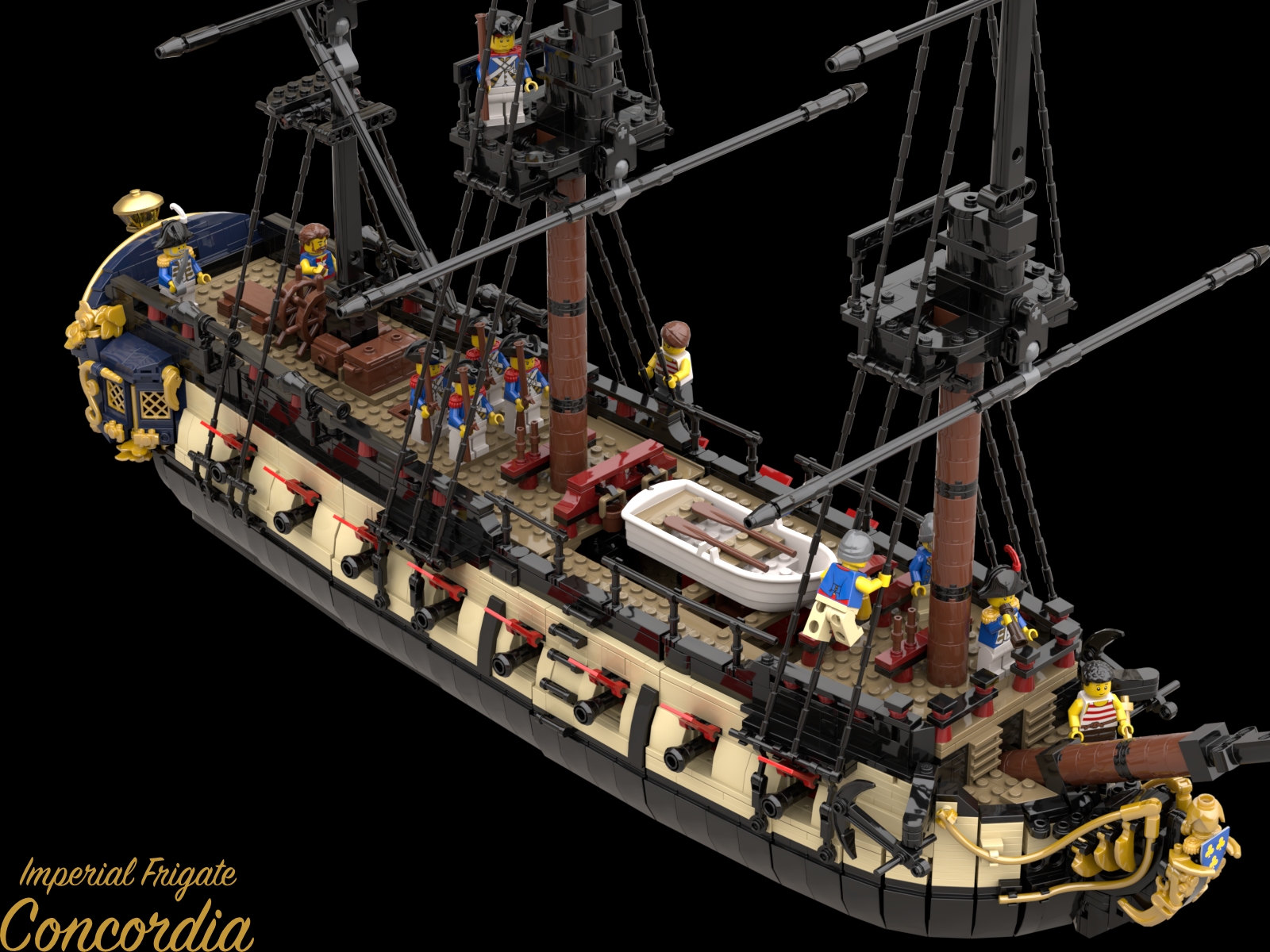 LEGO Bricklink Designer Program Imperial Frigate Concordia