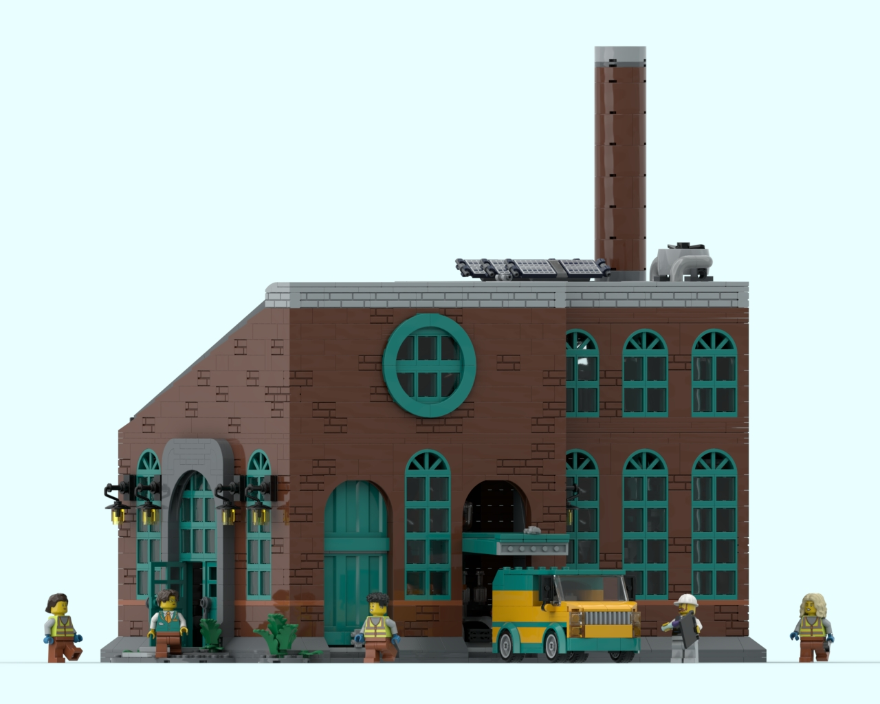 LEGO Bricklink Designer Program Juice Bottling Factory