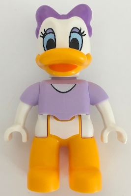 LEGO Duplo Figure Lego Ville, Daisy Duck with Medium Lavender Bow minifigure