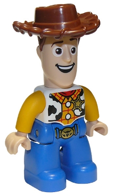 LEGO Duplo Figure Lego Ville, Male, Woody with Open Mouth Pattern minifigure