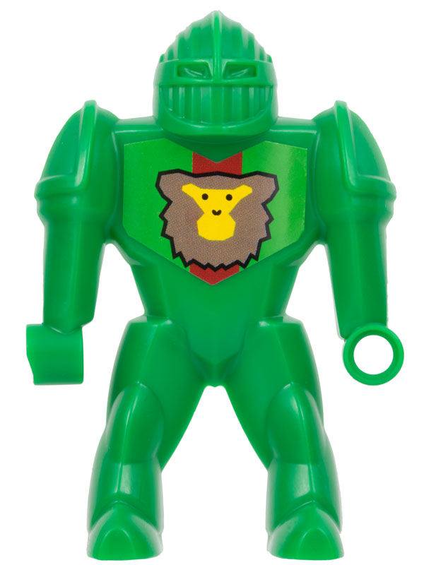 LEGO Knights Kingdom II - Nestle Promo Figure Rascus with Monkey Pattern (Sticker) minifigure
