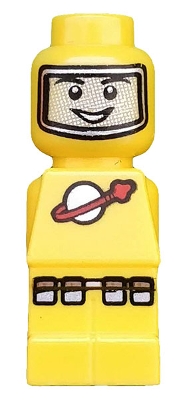 LEGO Microfigure Lunar Command Yellow minifigure