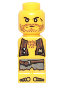 LEGO Microfigure Pirate Plank Pirate Yellow minifigure