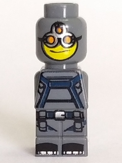 LEGO Microfigure Magma Monster Dark Bluish Gray minifigure