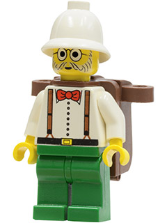 LEGO Dr. Charles Lightning with Backpack minifigure