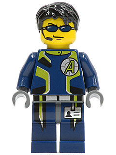 LEGO Agent Chase - Dual Sided Head minifigure