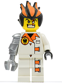 LEGO Dr. Inferno (Metallic Silver Claw) minifigure