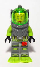 LEGO Atlantis Diver 5 - Samantha Rhodes minifigure