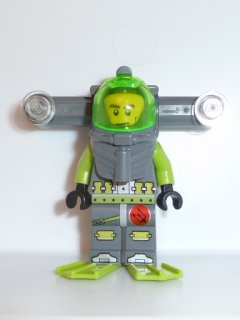LEGO Atlantis Diver 1 - Axel - With Horizontal Lights minifigure