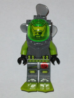 LEGO Atlantis Diver 3 - Ace Speedman - With Propeller minifigure