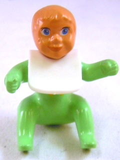 LEGO Belville Baby Boy - Bear Pattern, Baby Bib minifigure