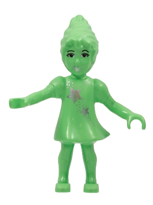 LEGO Belville Fairy - Medium Green with Stars Pattern (Millimy) minifigure