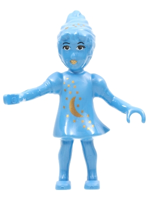 LEGO Belville Fairy - Medium Blue with Moon Pattern (Millimy) minifigure