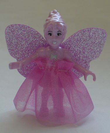LEGO Belville Fairy - Bright Pink with Stars Pattern - With Skirt/Wings minifigure