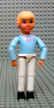 LEGO Belville Female - Princess Elena Light Blue Top minifigure