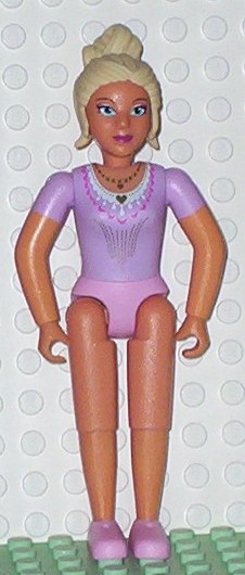LEGO Belville Female - Queen with Clikits Lavender Top, Light Yellow Hair, Pink Shoes minifigure