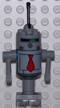 LEGO Robot Customer with Stickers minifigure