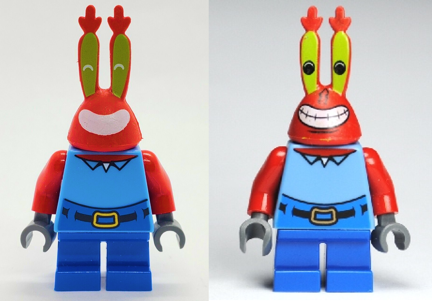 LEGO Mr Krabs minifigure misprint