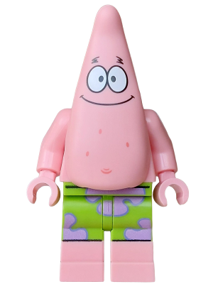LEGO Patrick Star - Warm Pink, Lime Shorts minifigure bob039