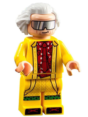 LEGO Doc Brown minifigure