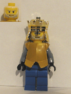 LEGO Breastplate - Armor over Dark Bluish Gray, King minifigure