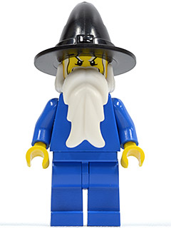 LEGO Wizard - Black Wizard / Witch Hat minifigure