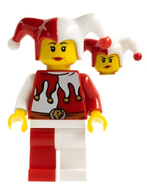 LEGO Kingdoms - Jester, Female minifigure