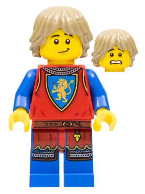 LEGO Lion Knight - Male, Dark Tan Hair minifigure