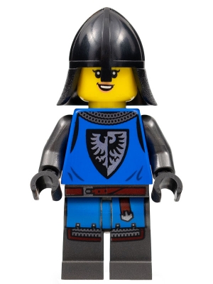 LEGO Black Falcon - Female, Pearl Dark Gray Detailed Legs, Black Neck Protector minifigure