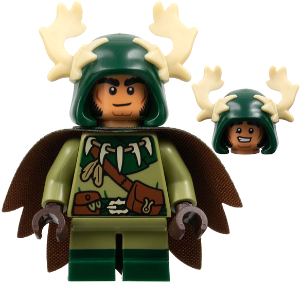 LEGO Halfling Druid minifigure