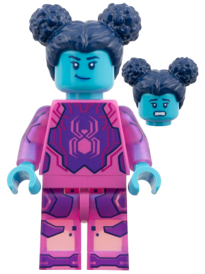 LEGO Margo Kess / Spider-Byte, Spider-Man Across the Spider-Verse (Minifigure Only without Stand and Accessories) minifigure colspi09