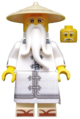 LEGO Master Wu, The LEGO Ninjago Movie (Minifigure Only without Stand and Accessories) minifigure