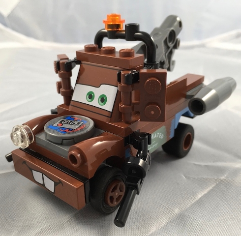 LEGO Tow Mater with Guns with Time Bomb Sticker minifigure