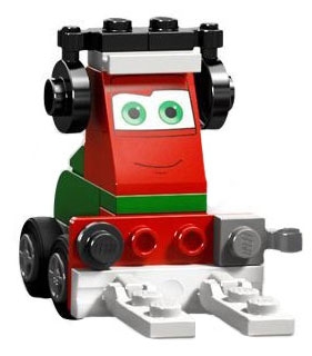 LEGO Pit Crew Helper - Green with Clip minifigure