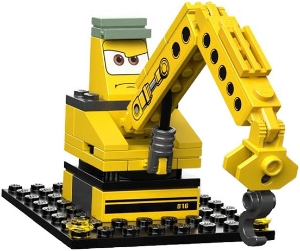 LEGO Crane with Stickers minifigure